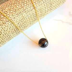 SMOKY QUARYZ Necklace Minimalist Crystal Gemstone FLOATING